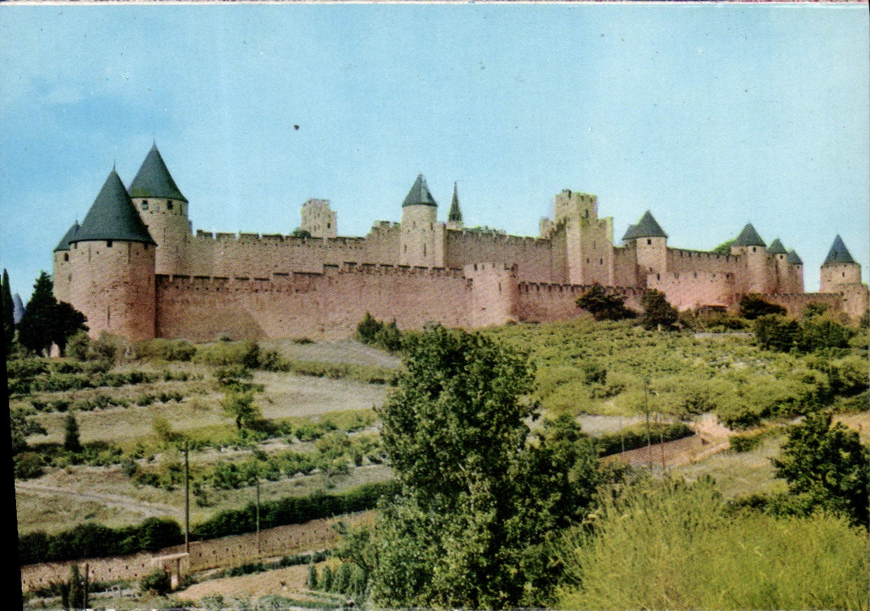 CPM Cite Medievale Cite de Carcassonne Aude la cite Cote Sud 