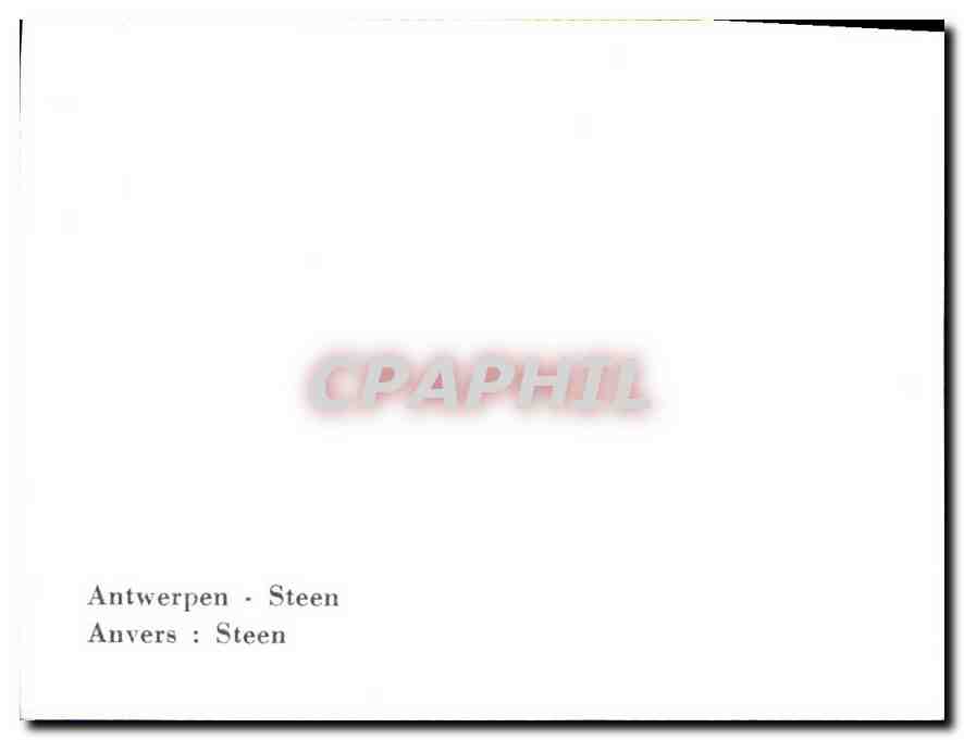 CPM Anvers Steen  — Back