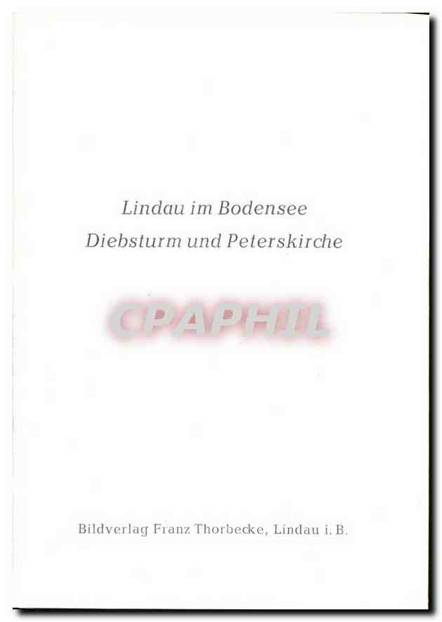 CPM Landau im Bodensee Diebsturn und Peterskirche  — Rückseite