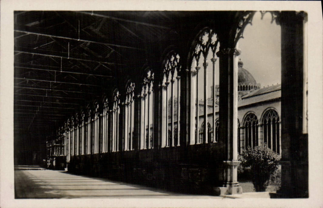 CPM Pisa Camposanto Galleria interna di fianco 