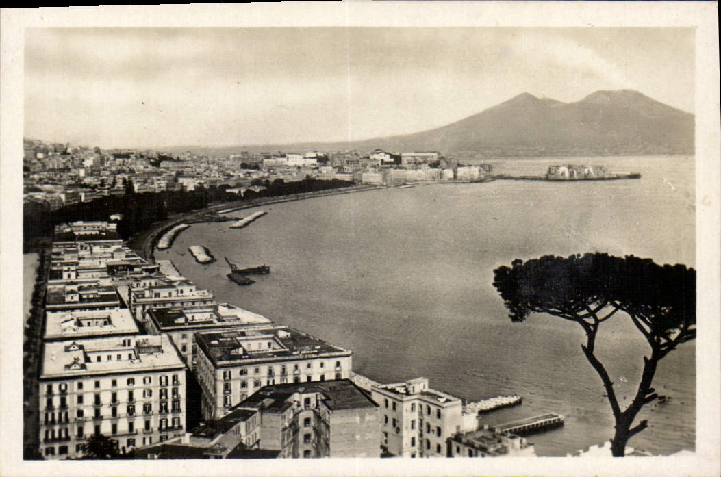 CPM Napoli Mergellina Panorama dal Rione Sannazaro Posillipo 