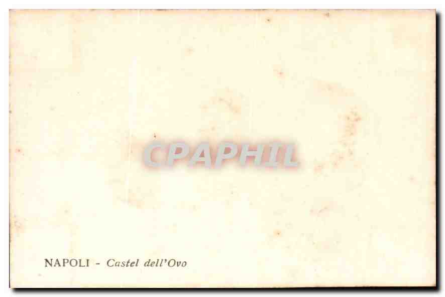 CPM Napoli Castel dell'Ovo  — Rückseite