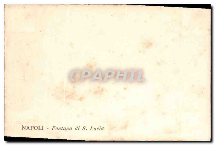 CPM Napoli Fontana di S Lucia  — Rückseite