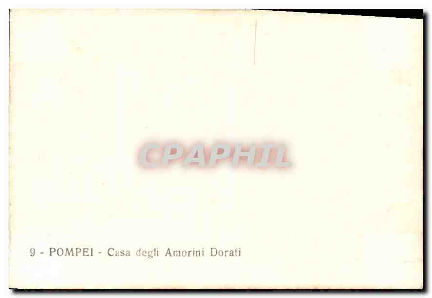 CPM Pompei Casa degli Amorini Dorati  — Rückseite