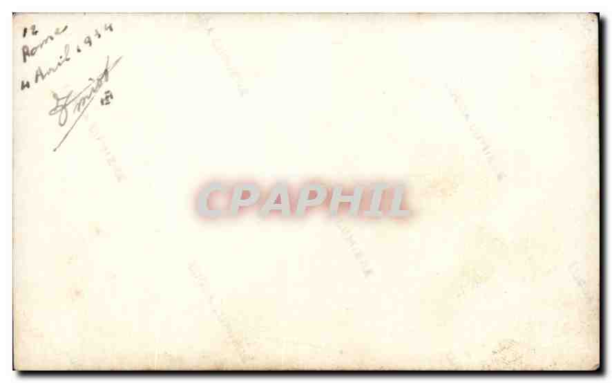 Photo Rome Roma Militaria — Verso