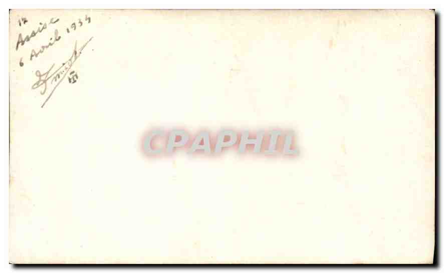 Photo Assise 1934 — Verso