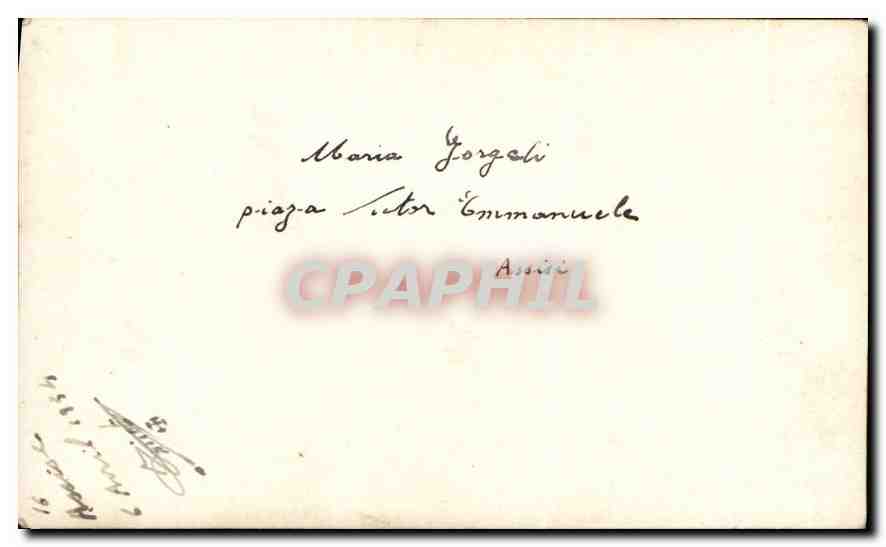Photo Assise 1934 — Verso