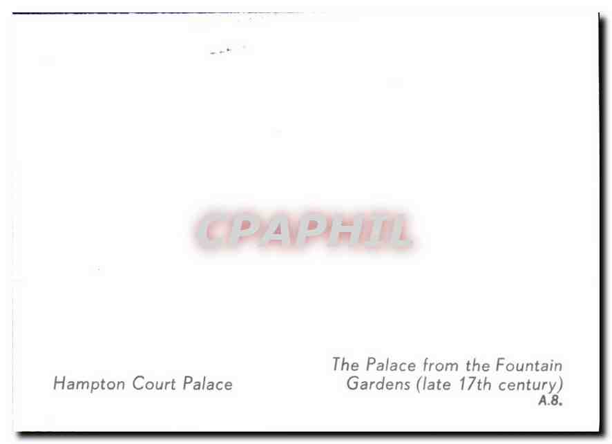 CPM Hampton Court Palace The Palace from the Fountain Gardens  — Back