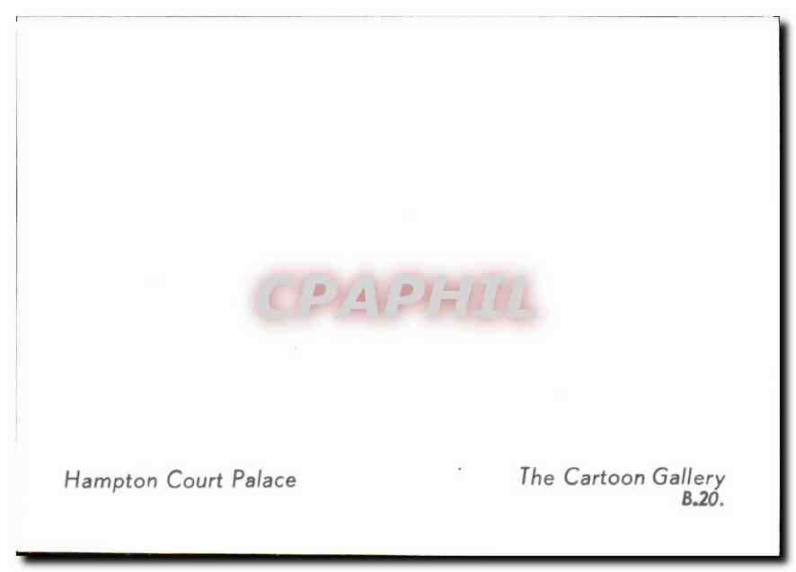 CPM Hampton Court Palace The Cartoon Gallery  — Back