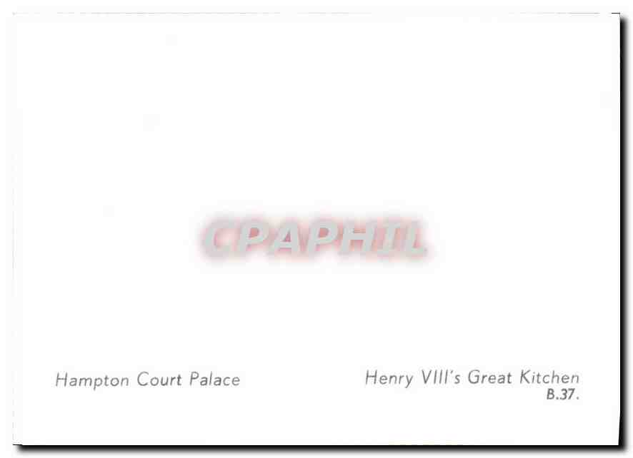 CPM Hampton Court Palace Henry VIII's Great Kitchen  — Back
