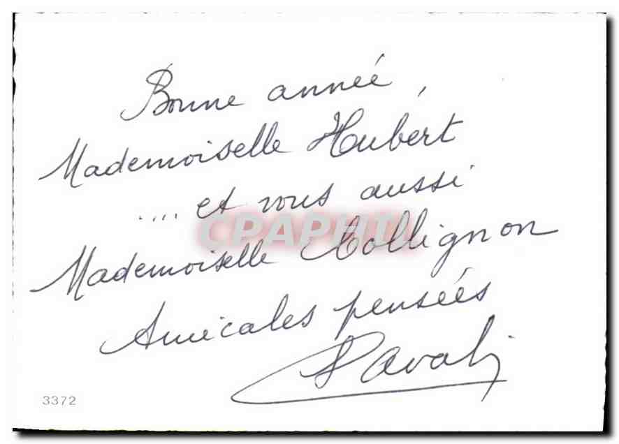 CPM Bonne Annee  — Verso