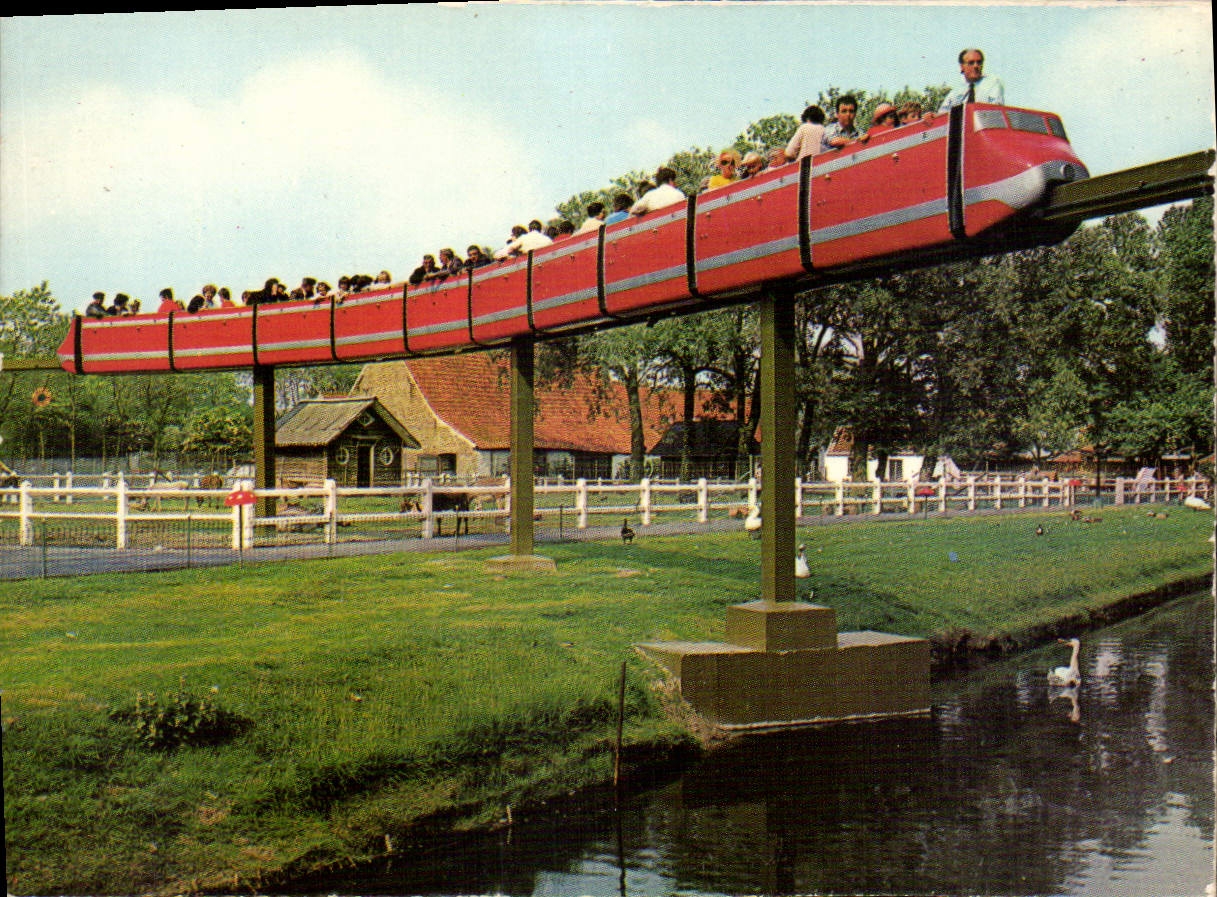 CPM Meli Park Adinkerke de Panne Belgium Monorail 