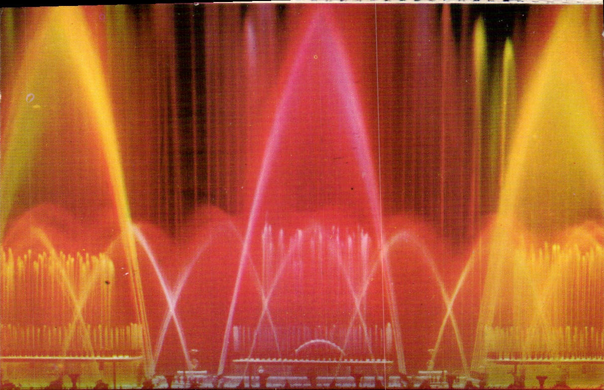 Fontaines musicales — Meli-Park, Adinkerke (Belgique) — CPAPHIL
