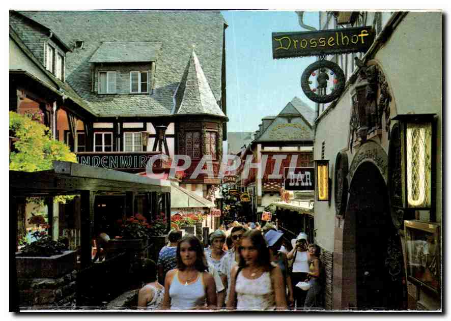 CPM Rudesheim Vue de la Drosselgasse 