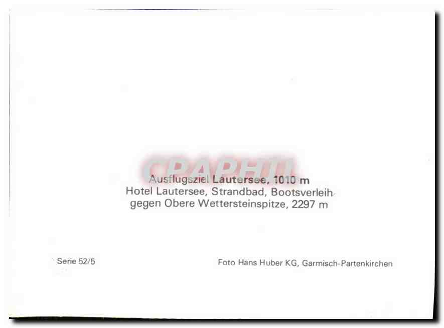 CPM Ausflugsziel Lautersee Hotel Lautersee  — Rückseite