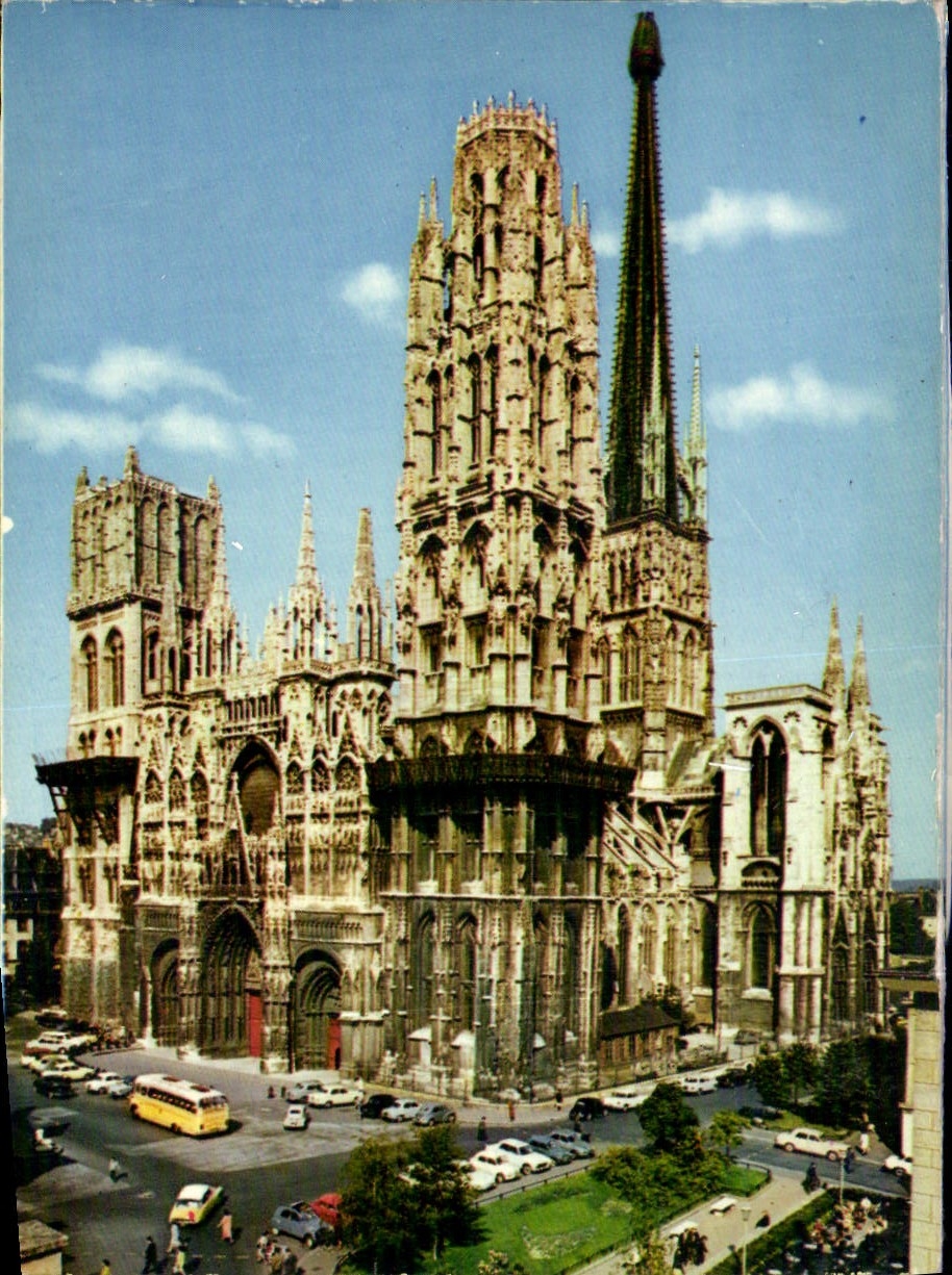 CPA La Cathedrale photo B Hauville Rouen 