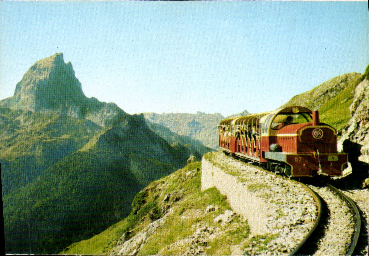 Train du Midi d'Ossau — Artouste — Vintage Postcard/Antike Ansichtskarte
