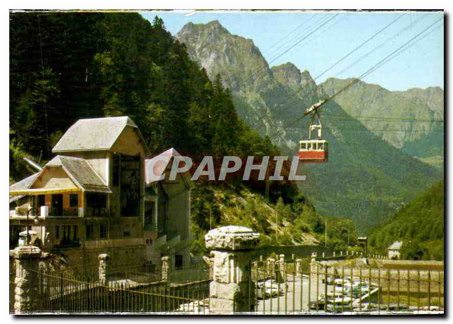 Gare de départ du téléphérique du lac d'Artouste — France — CPAPHIL