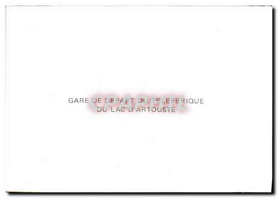 Gare de départ du téléphérique du lac d'Artouste — France — CPAPHIL — Reverso