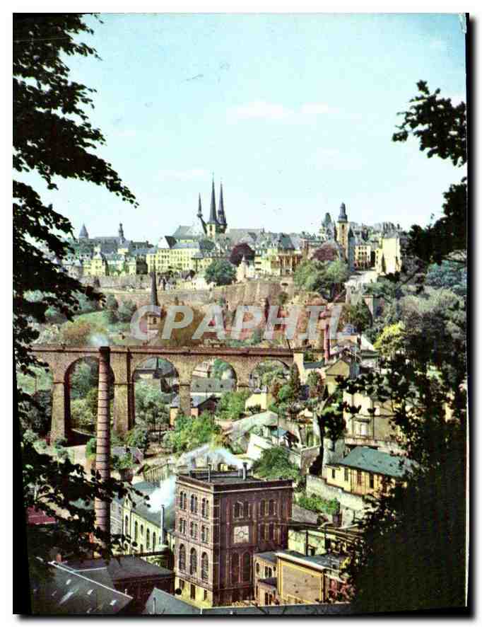 CPA Luxembourg vue pittoresque de la Ville haute 