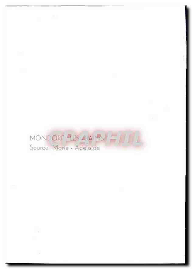 CPA Mondorf les Bains Source Marie Adelaide  — Rückseite