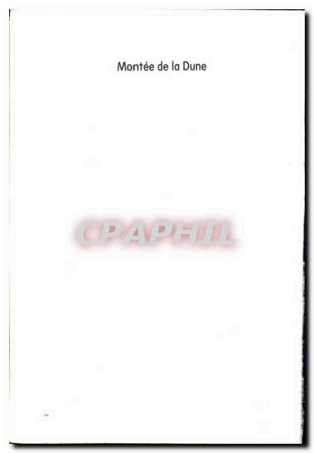 CPM Montee de la Dune  — Rückseite