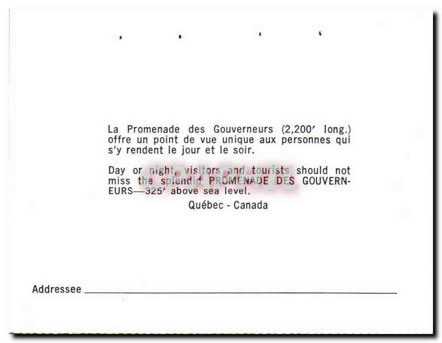 CPM Quebec Canada  — Back
