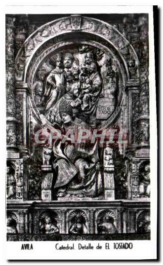 CPM Avila Catedral Detalle de El Tostado 