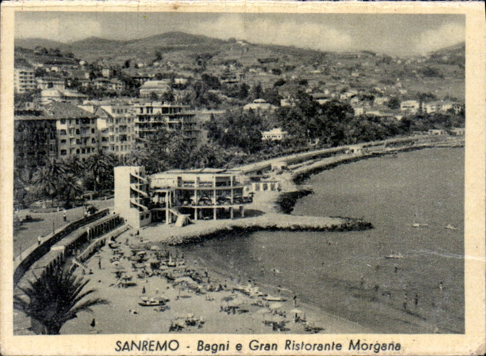 CPM Sanremo Establissement et grand Restaurant Morgana 