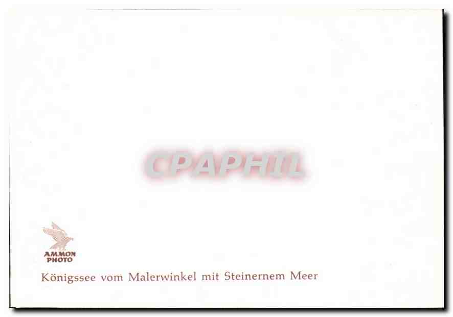 CPM Konigssee vom Malerwinkel mit Steinernem Meer  — Rückseite