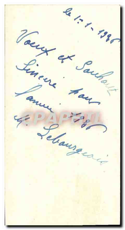 CPA Bonne et Heureuse Annee  — Verso