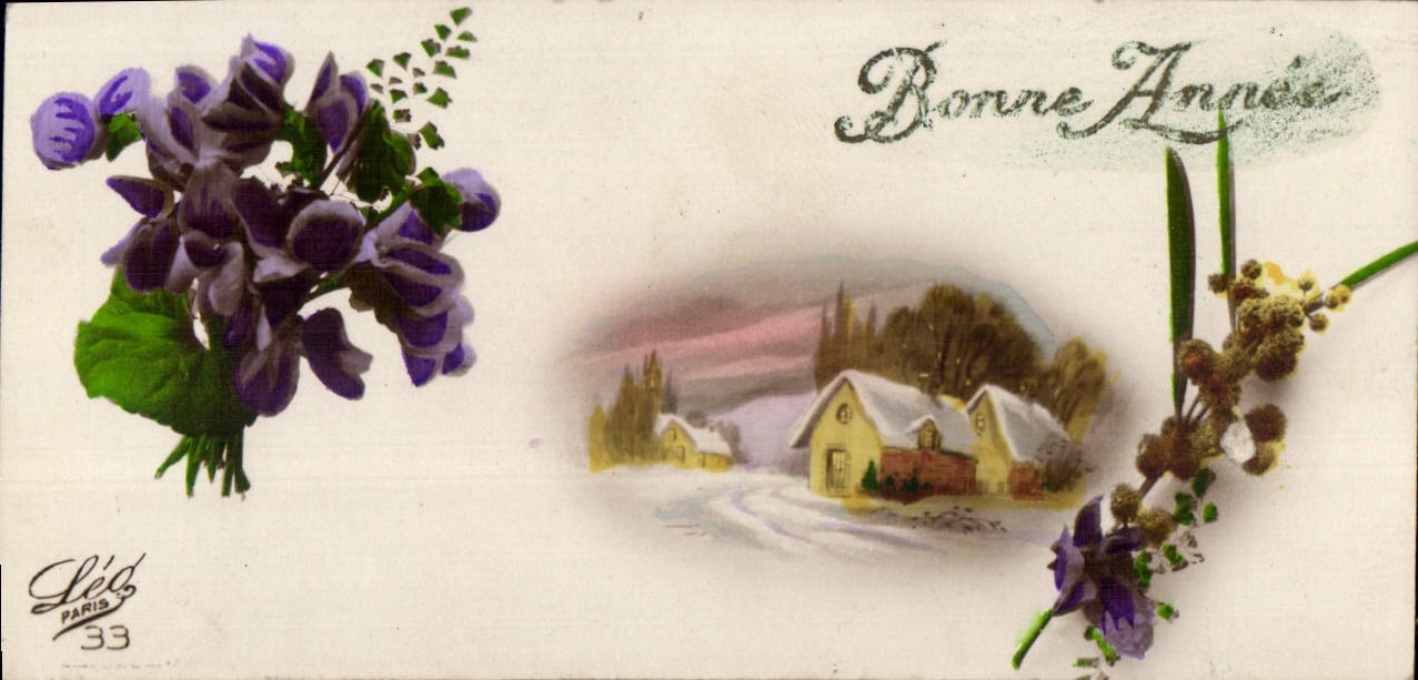 CPA Bonne Annee 