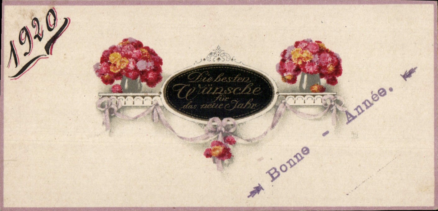 CPA Bonne Annee 