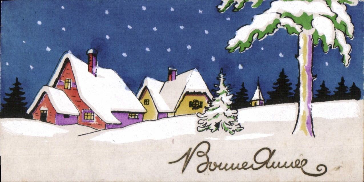 CPA Bonne Annee 