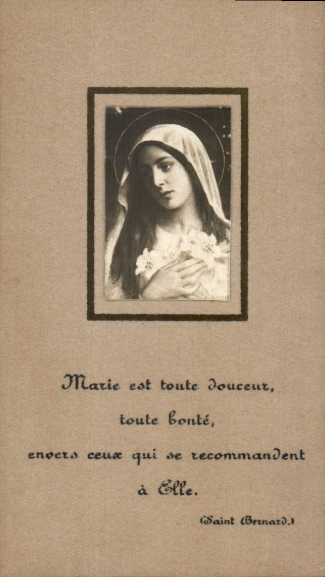 Image pieuse Vierge