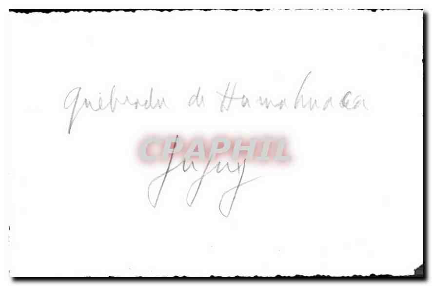 Photo Argentine Argentina — Verso