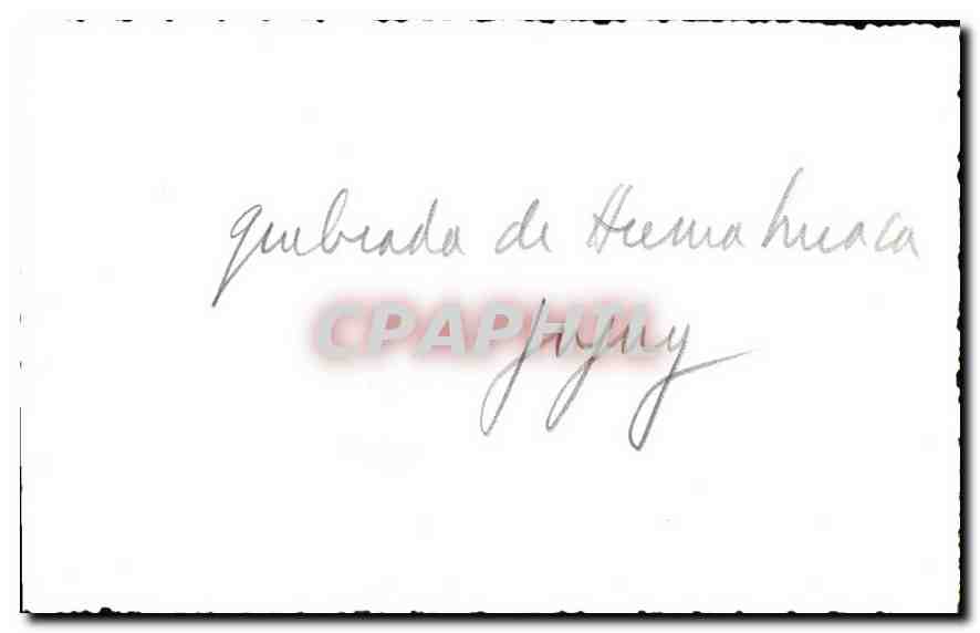 Photo Argentine Argentina — Verso