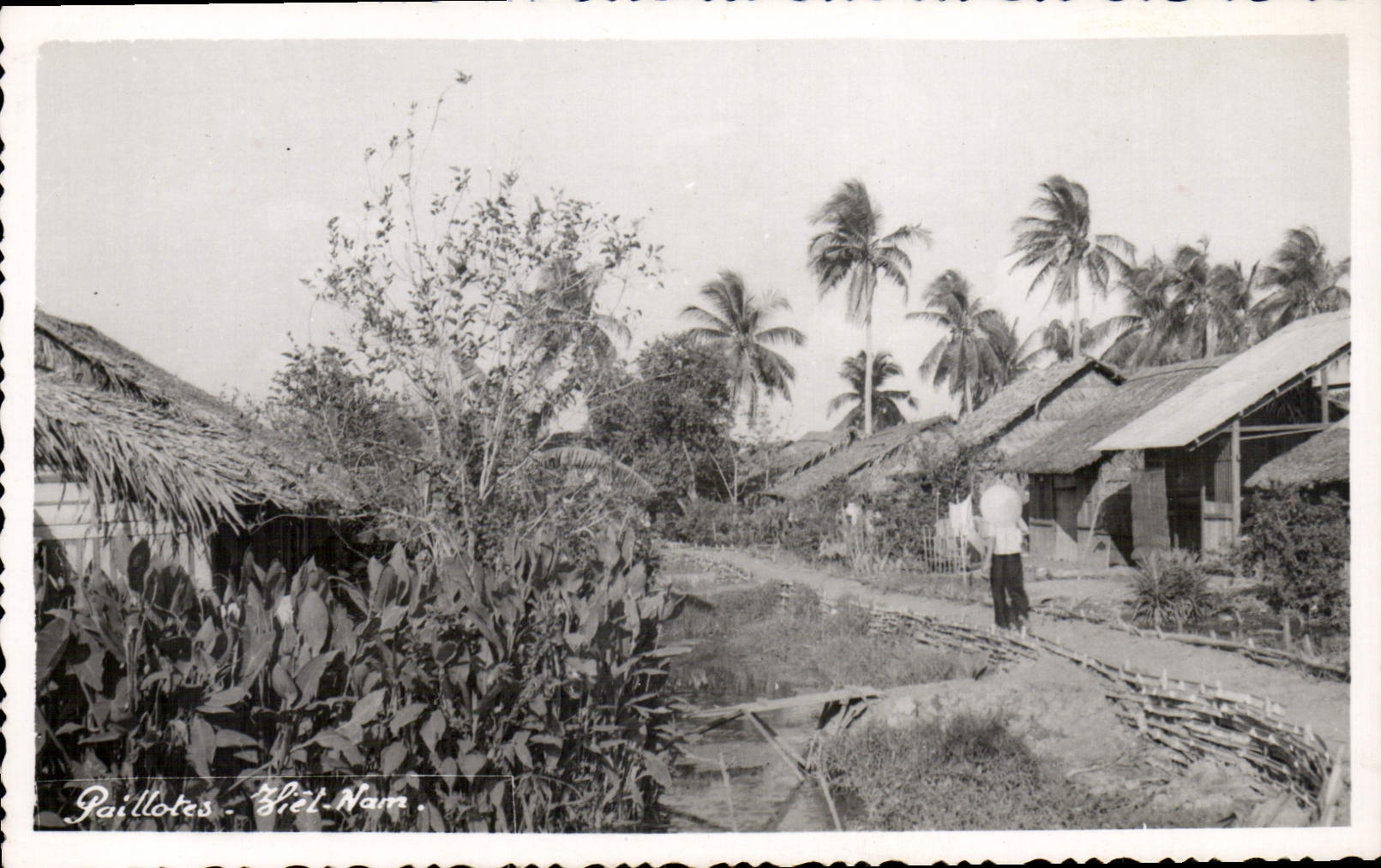 CPA Paillotes Viet Nam Indochine