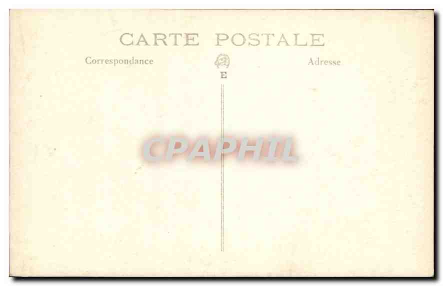 CARTE PHOTO Eglise — Rückseite