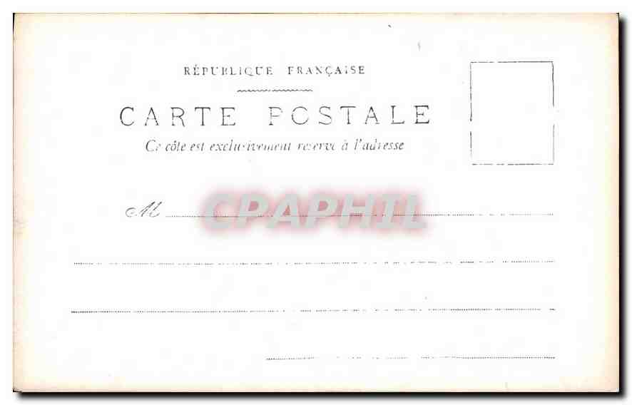 CARTE PHOTO Enfants — Rückseite