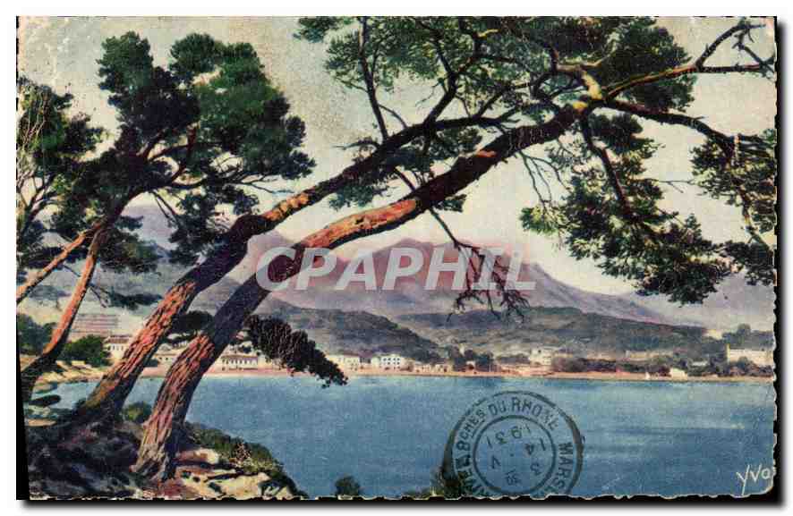 CPA Cote d'Azur menton Alpes Maritimes Paysage du Cap Martin 