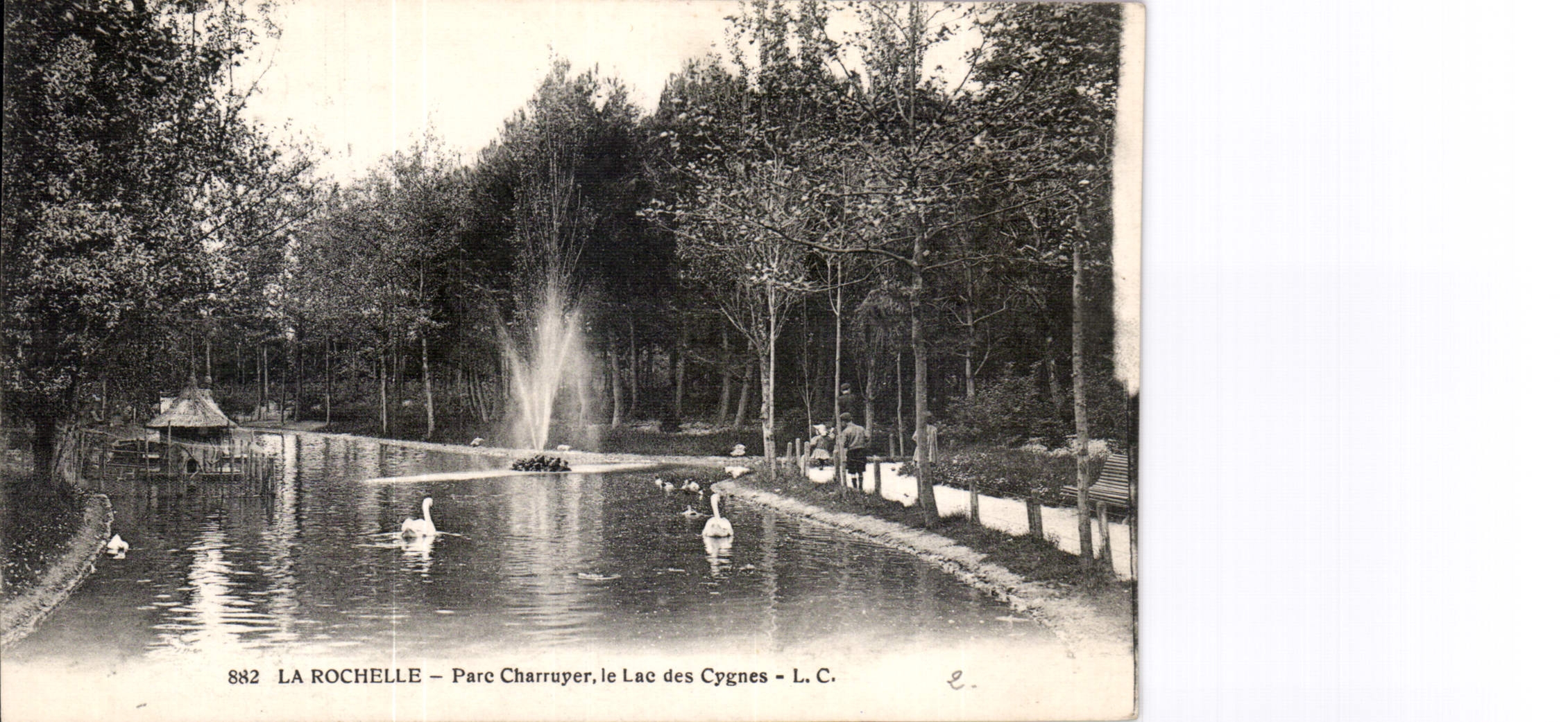 La Rochelle — Parc Charruyer, le Lac des Cygnes — L.C. n°882