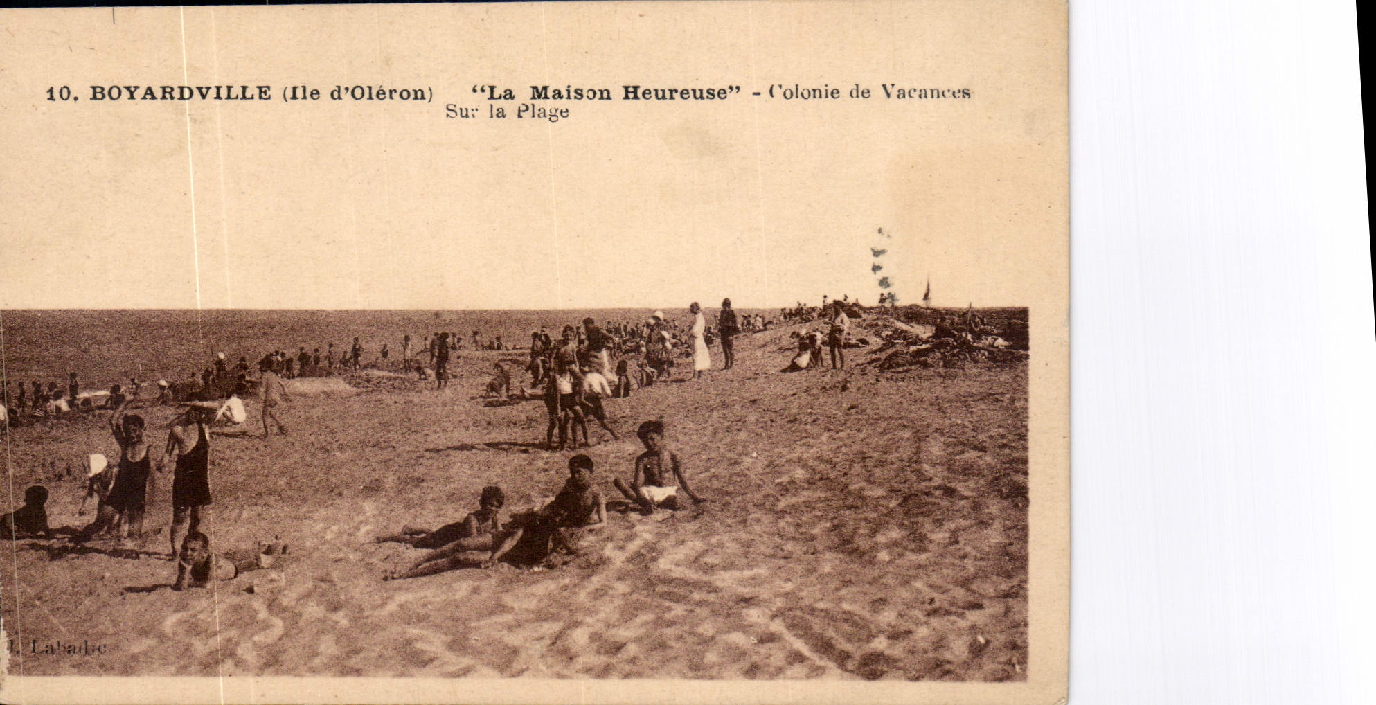 CPA Boyardville Ile d'Oleron la maison Heureuse colonie de Vacances sur la plage 