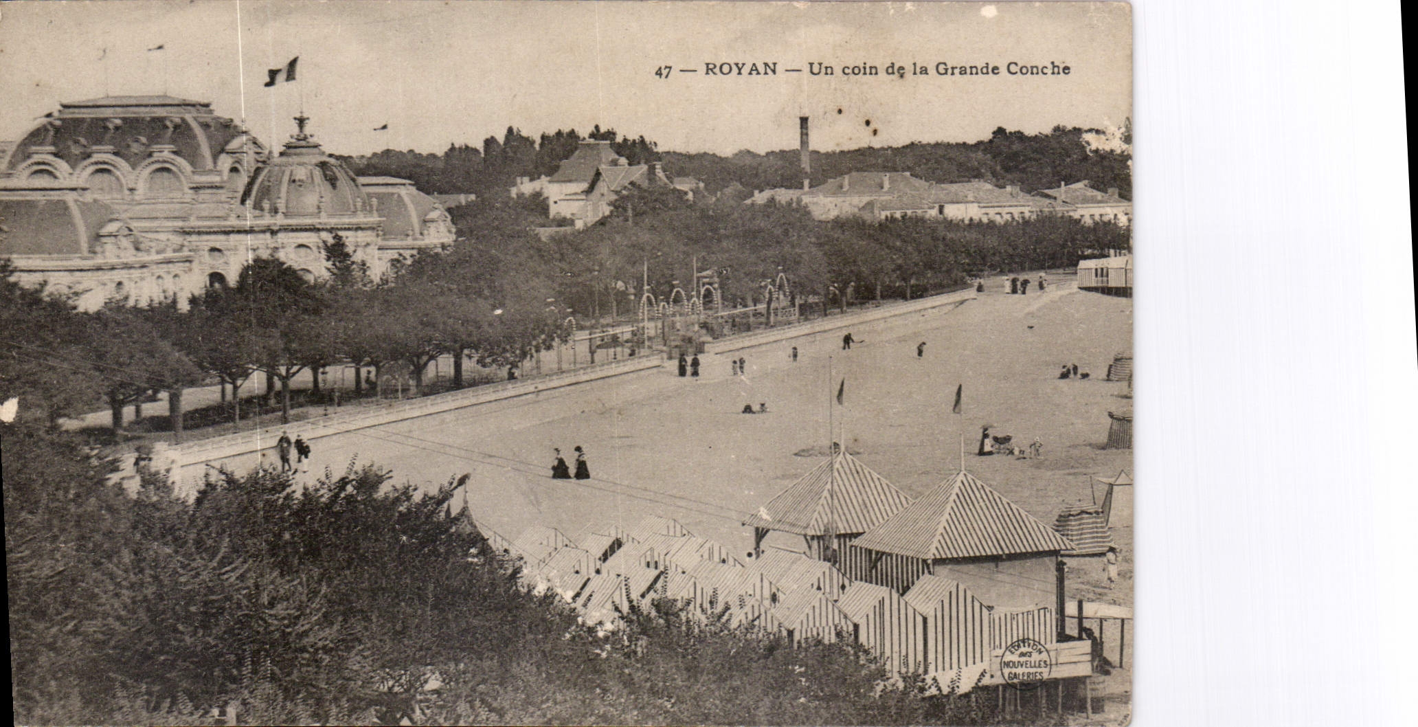 CPA Royan un coin de la grande conche 