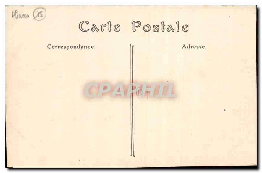 CPA Fouras les Bains la Jette un jour de tempete  — Back