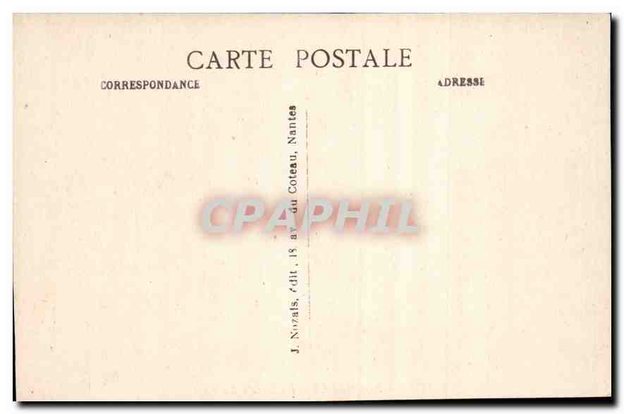 La Rochelle - La Sortie du Port — J. Nozals, éditeur, n° 167 — Verso