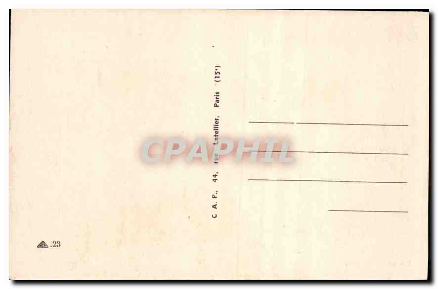 CPA La Rochelle Maison Henri II  — Verso