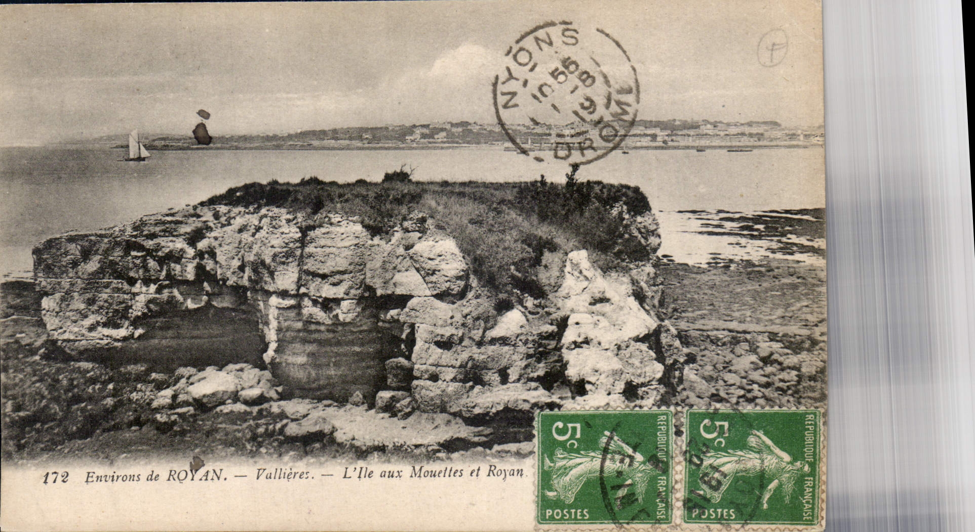 CPA Environs de Royan l'ile aux mouettes et Royan 