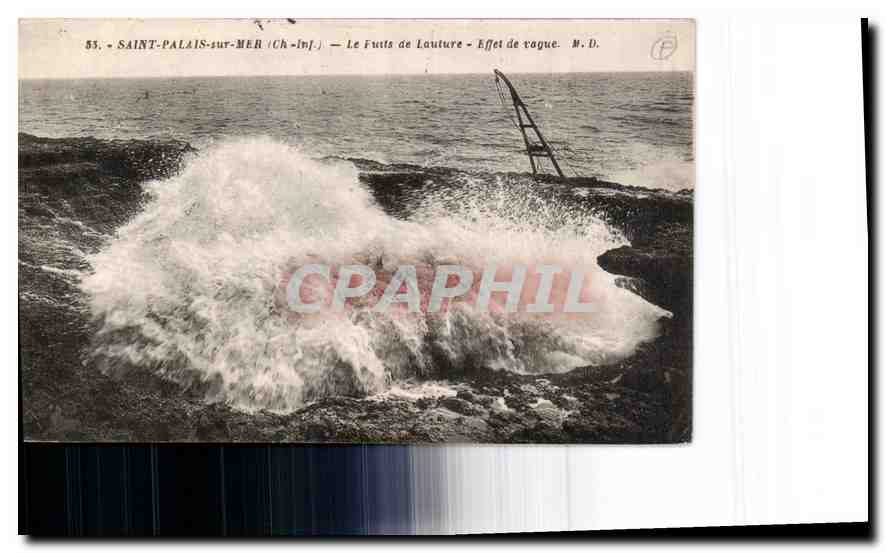 CPA Saint Palais sur Mer Ch Inf le fuits de Lauture effet de vague 
