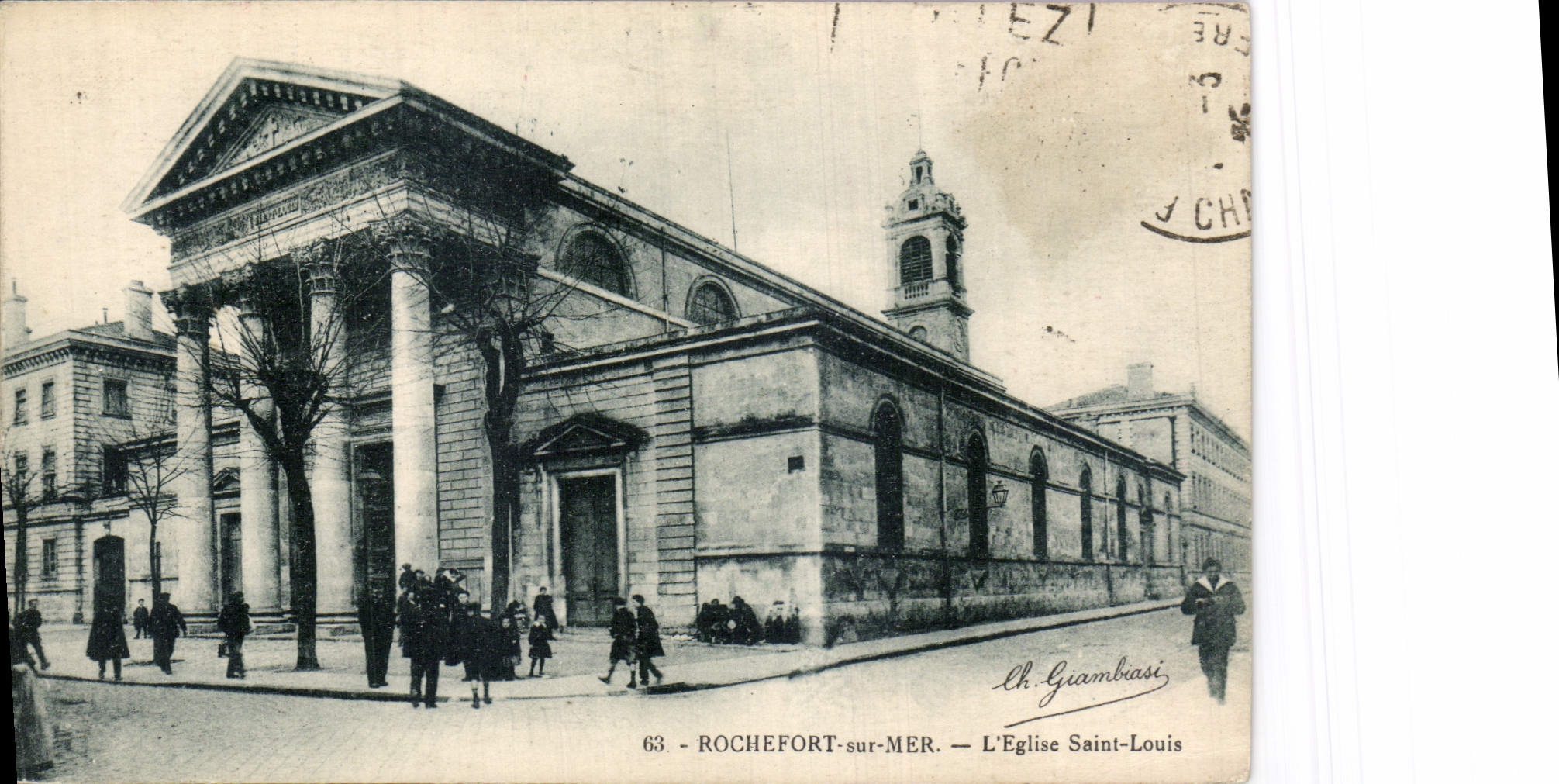 CPA Rochefort sur mer l'Eglise Saint Louis 